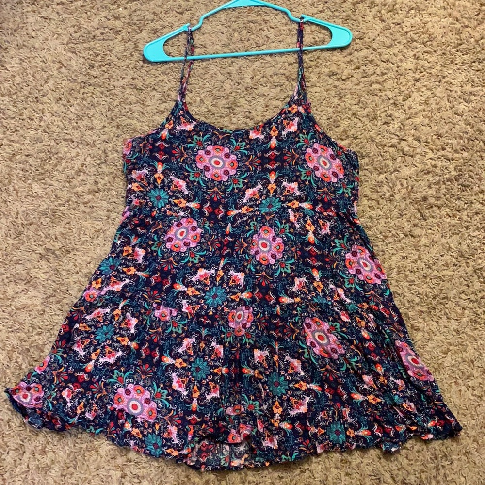 Open Back Mini Dress